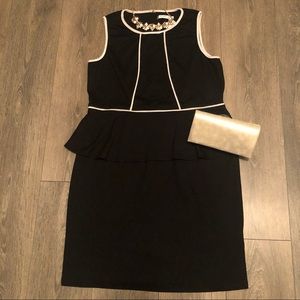 Ricki’s Black Dress with White Accents US 14